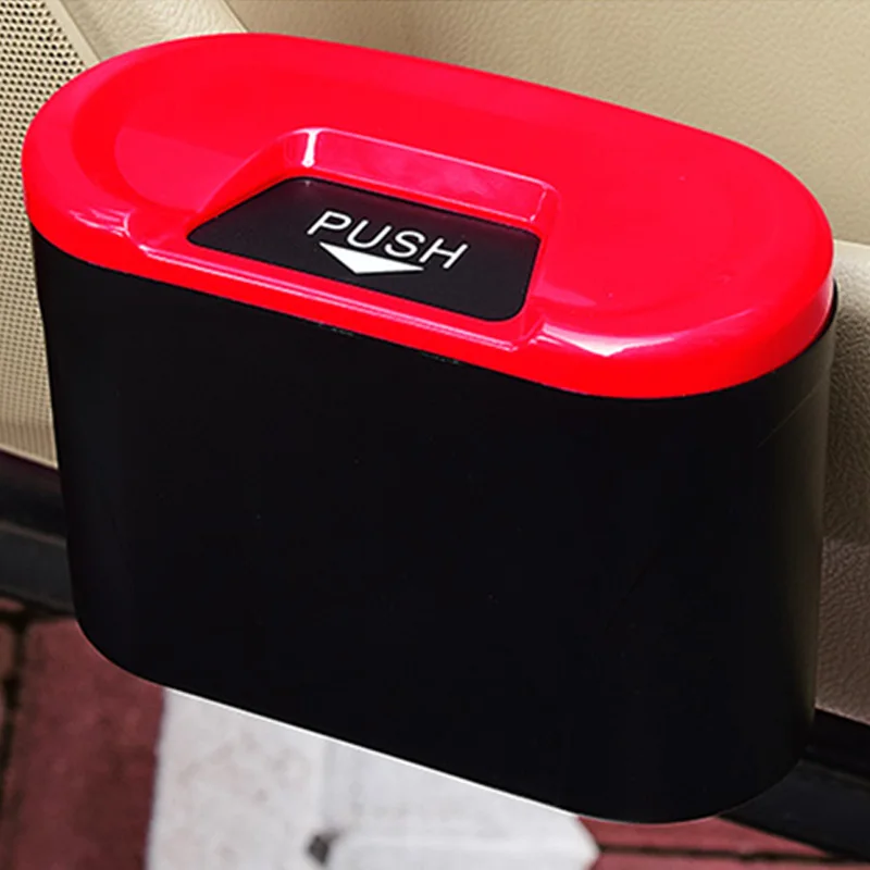 Автомобильные мусорные баки в автомобиле с висячими мешками для мусора ведро