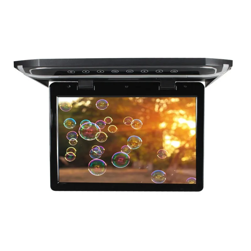 High Quality 12.1 Inches Car Roof Mounted Monitor LED Digital Touch Button 1280*(RGB)*800 Flip Down &ampSD HDMI FM | Автомобили и