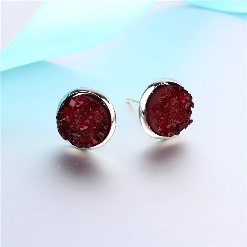 Dayoff европейские серьги ручной работы из смолы для женщин модные ювелирные