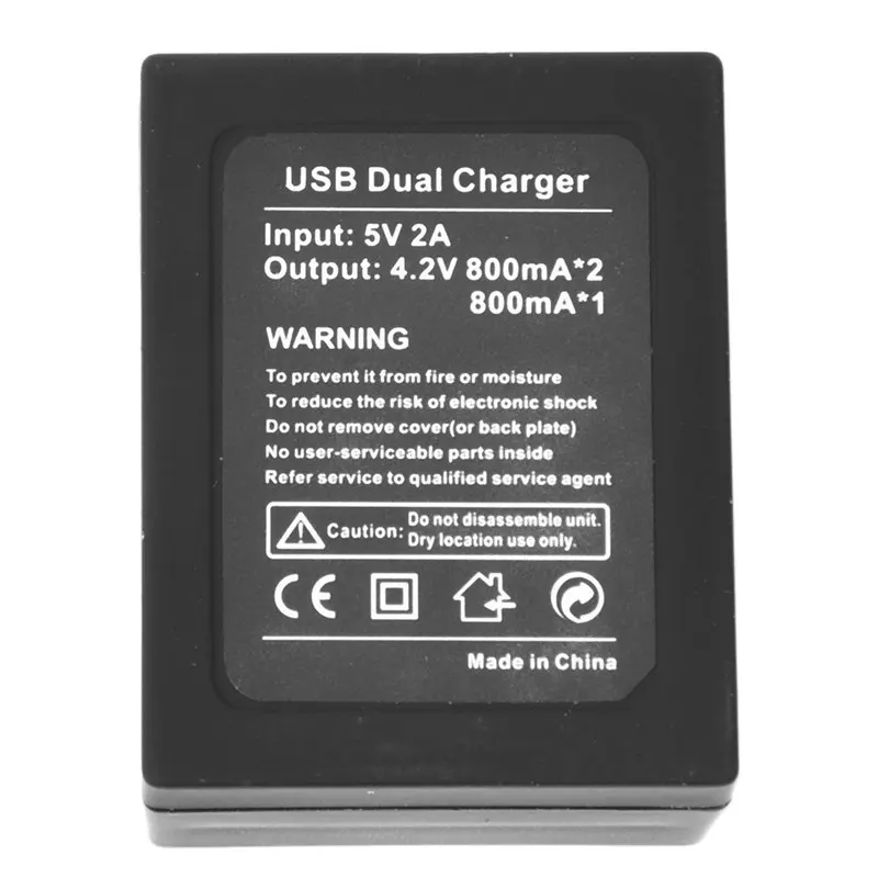 ABGN Hot-2x1050 mAh батарея + зарядное устройство для GoPro AHDBT-301 201 HD HERO 3 black POST | Электроника