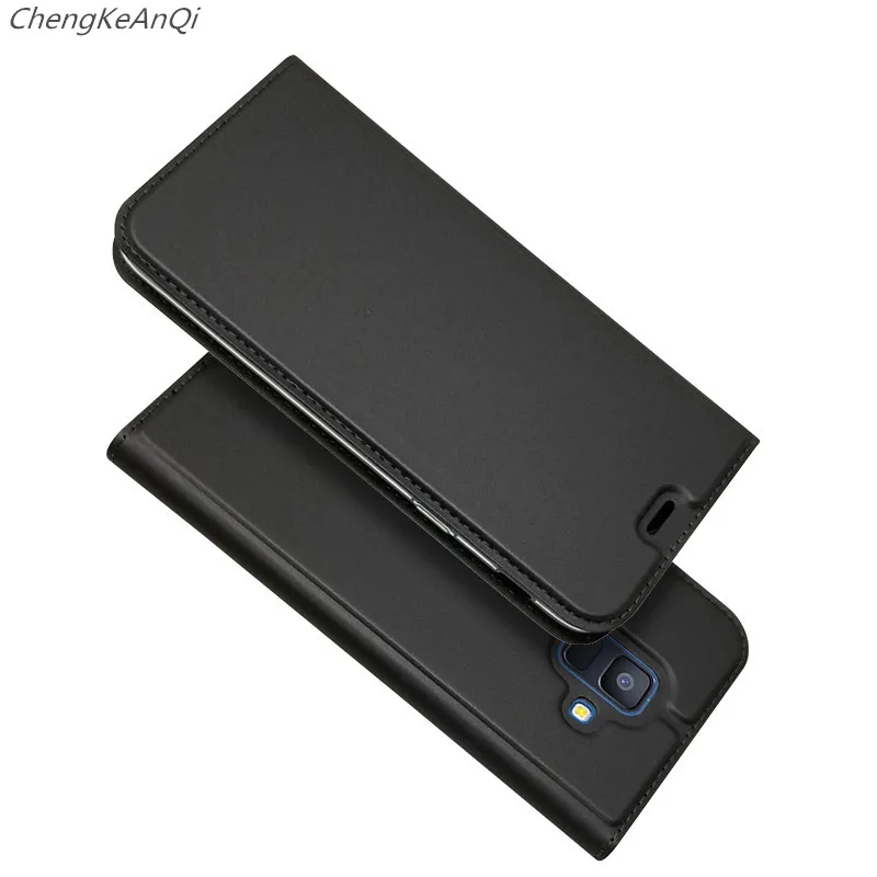 Роскошные Флип-Чехлы из искусственной кожи для Samsung Galaxy A8 A6 Plus 2018 A3 A5 A7 J3 J5 J7 2017 A9