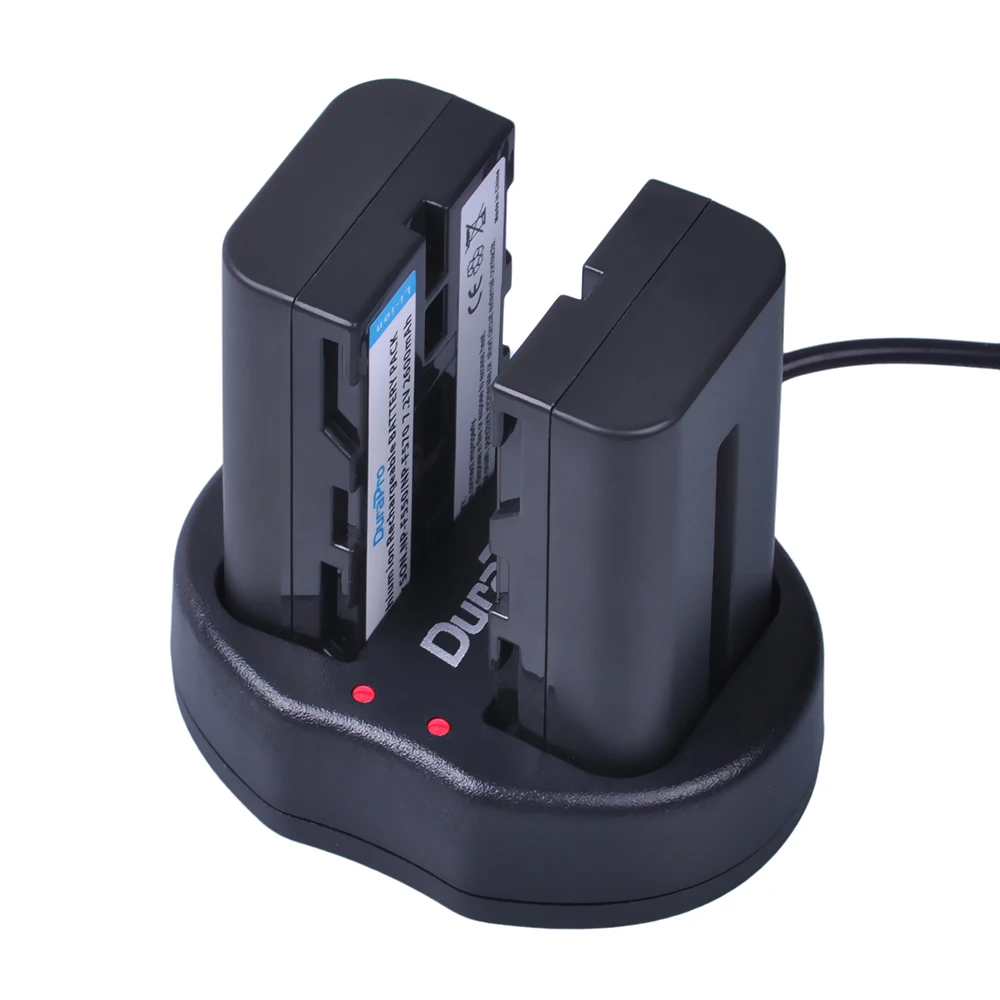 DuraPro 4 шт. Φ NP F550 F570 сменный аккумулятор + двойное зарядное устройство для Sony |