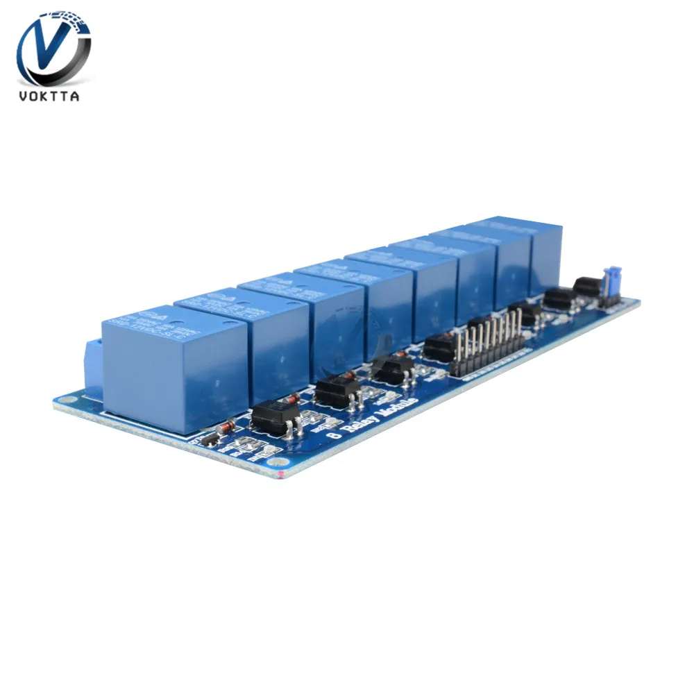 DC 12 В 8 канальный релейный модуль с оптомуфтой для Arduino UNO Mega 2560 1280 ARM PIC AVR реле