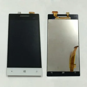 lcd for htc windows phone 8s lcd touch for htc a620e touch screen digitizer sensor glass lcd display screen panel assembly free global shipping
