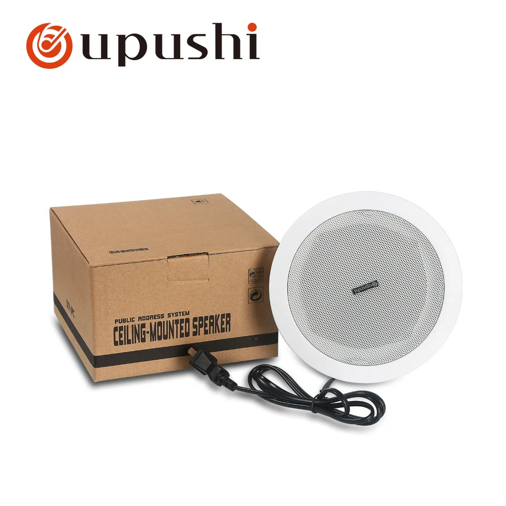 4,5 дюймов 6 Вт микрофон вход USB MP3 плеер активный потолочный динамик Oupushi общественного вещания фоновая музыка Громкий динамик для дома