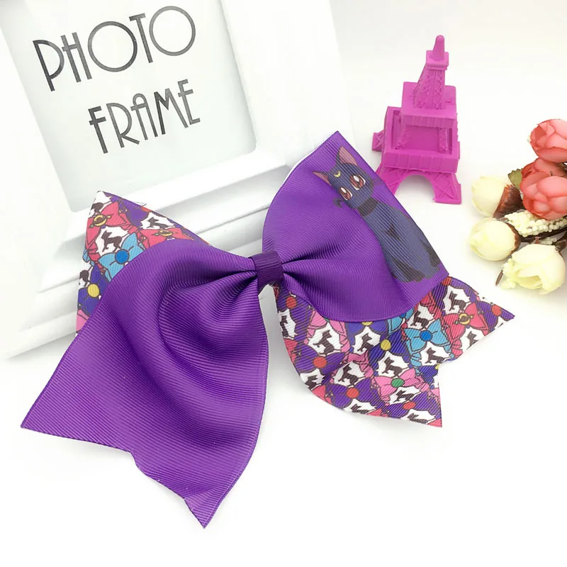 

Anime Cosplay Sailor Moon Tsukino Usagi Cosmic Heart Brooch Hair Bow Hairpin Accessories