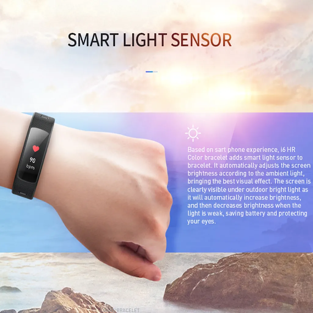 Смарт часы I6 HRC спортивные с монитором кровяного давления Bluetooth фитнес amazfit