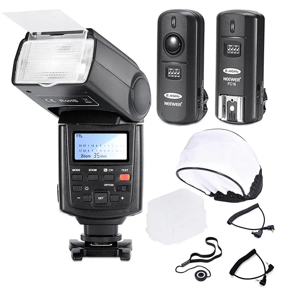 Neewer Professional Speedlite E TTL * Высокоскоростная синхронизация Комплект вспышки включает в