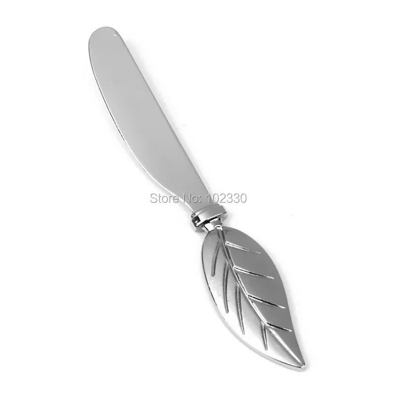 Свадебные сувениры в форме листьев нож для масла свадебные помолвки украшения