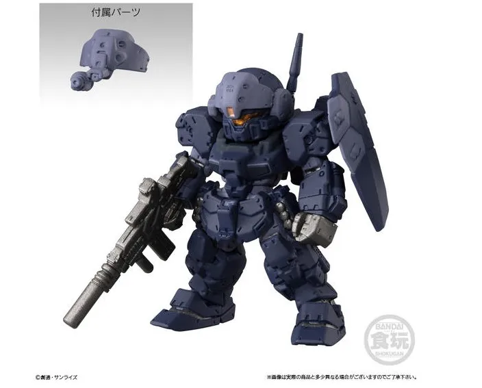 WSTXBD Оригинальный BANDAI 6 шт./компл. версия Q FW Gundam Converge #14 200-205 ПВХ Фигурки игрушки