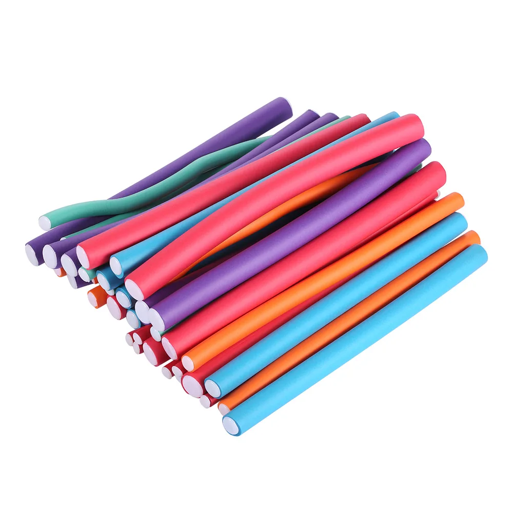 36 шт. красота спиральные Спиральные бигуди Губка скручивание пены локоны DIY