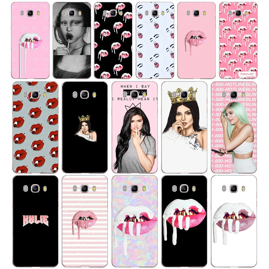 72 ZX Kylie Jenner губы ТПУ Мягкий силиконовый чехол для Samsung Galaxy j3 J5 J7 2016 2017 телефона Capa
