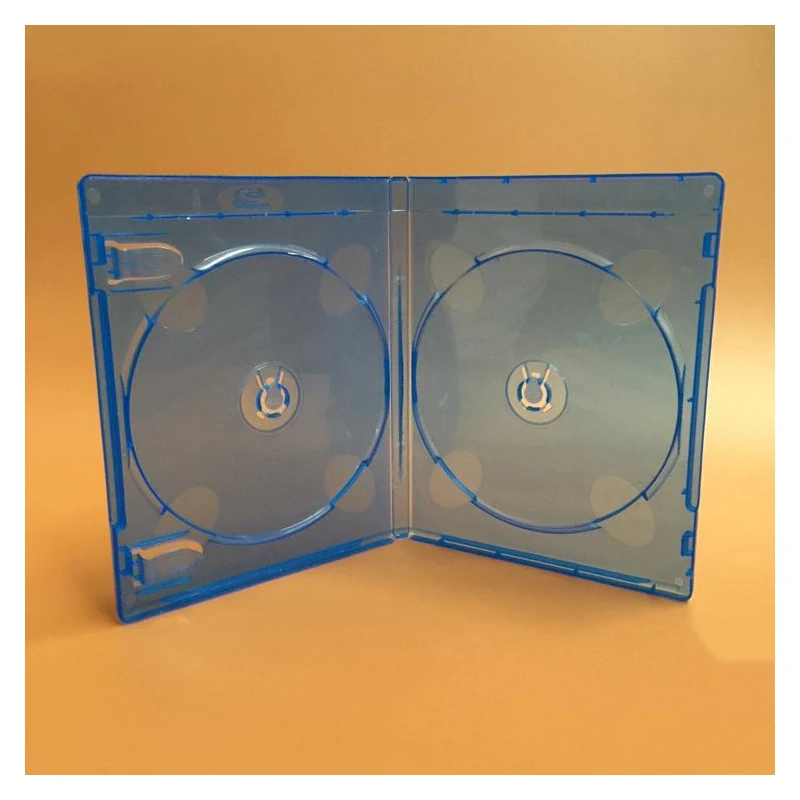 2 шт двойной Blu Ray диск синий мягкий пластиковый чехол 171x135x11 мм удерживайте