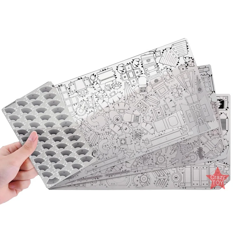 Piececool динозавр рок Монстр DIY 3d Металлические нано головоломки собрать модели наборы P062-S лазерная резка головоломки игрушки