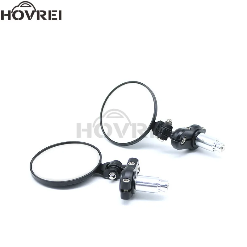 Universal Motorcycle mirros Aluminum 22mm Handle Bar End Foldable Rearview mirror Side mirrors FOR DUCATI Cafe Racer honda |