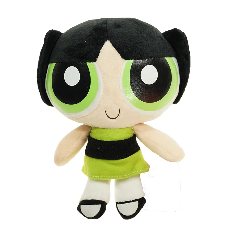 20cm the power puff bubbles blossom buttercup stuffed toys plush dolls girls toys cartoon anime gifts free global shipping