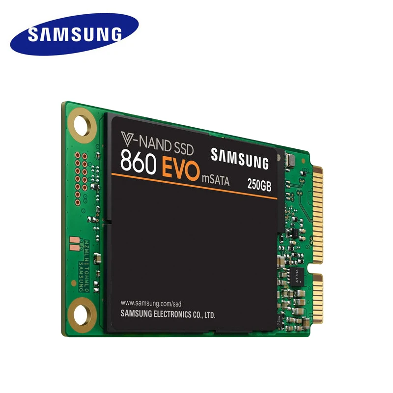 SAMSUNG 860 EVO mSATA SSD 500 г Внутренний твердотельный диск 250G 1 ТБ большой емкости для ноутбука, настольного компьютера, ПК, MLC
