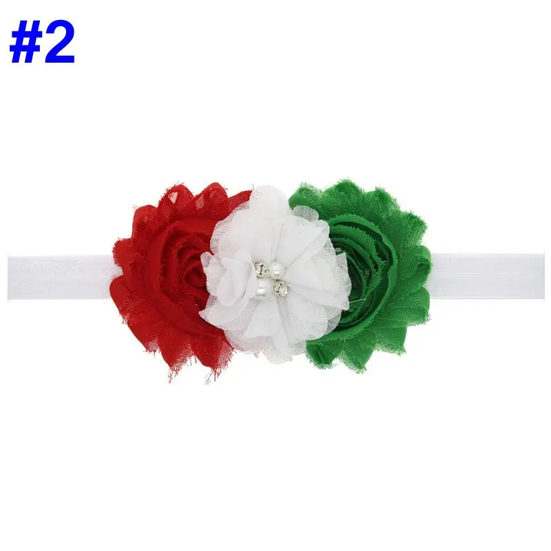 Naturalwell Baby Girls Chiffon Flower Headband Infant Photography Props Headbands Children Christmas Hair Accessories HB478 | Детская