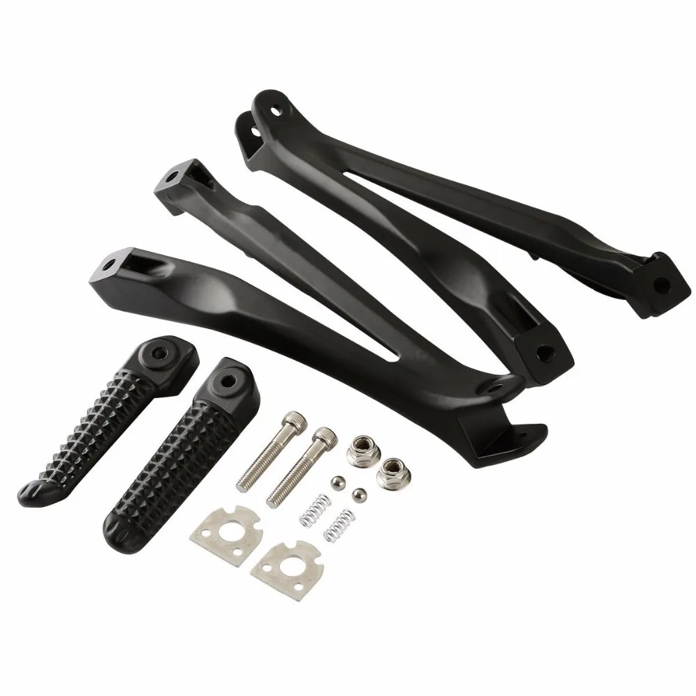 Мотоцикл Задняя подножка подножки Кронштейн Набор для Yamaha YZF R1 YZFR1 2004-2008