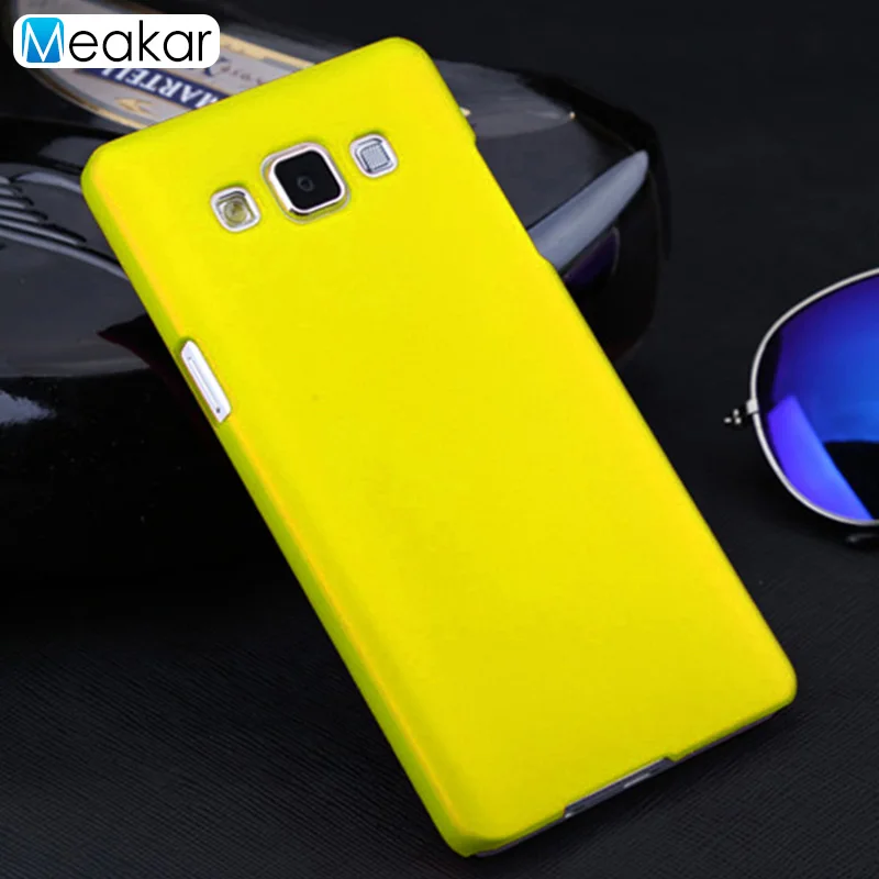 Coque 5.0For samsung Galaxy A5 чехол для samsung Galaxy A5 Duos Sm A500F A500S A500K A500FU чехол-лента на заднюю панель - Цвет: yellow