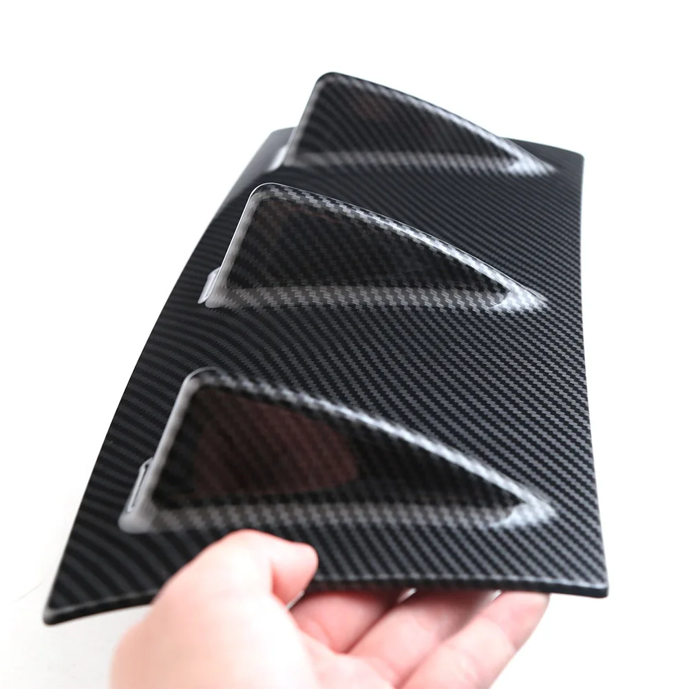 Универсальный диффузор губа на задний бампер ABS Shark Fin дефлектор шасси для