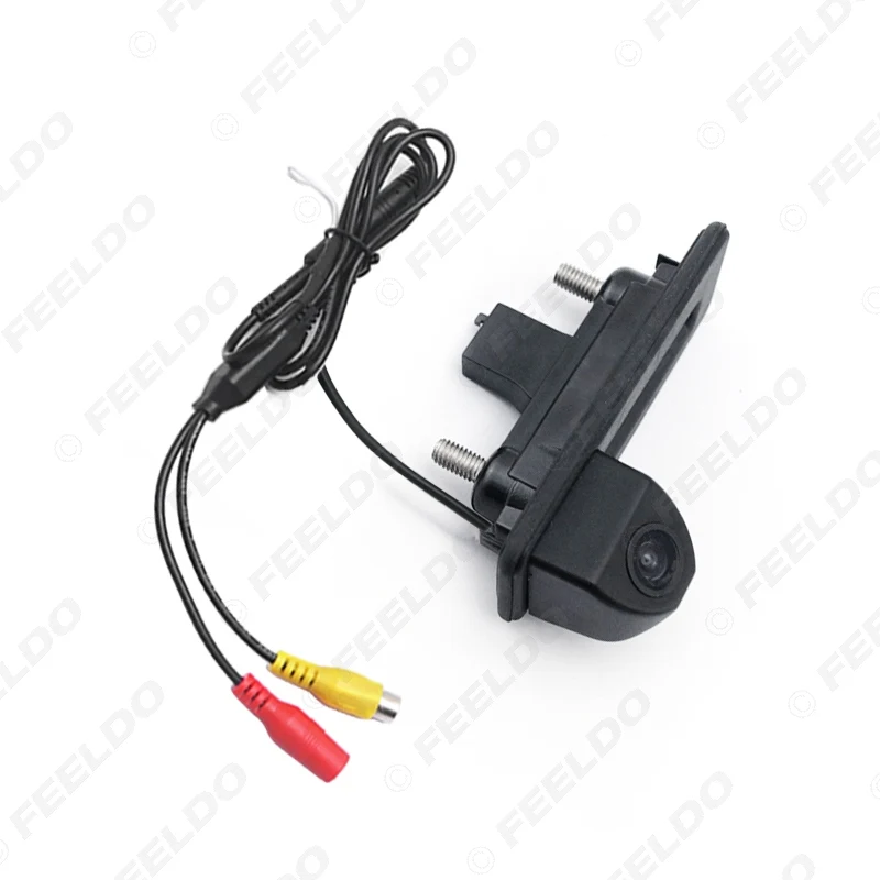 Камера заднего вида FEELDO для Skoda 2015 Octavia/Fabia/Superb/Rapid Spaceback #2803|trunk handle|camera for parkingcamera skoda