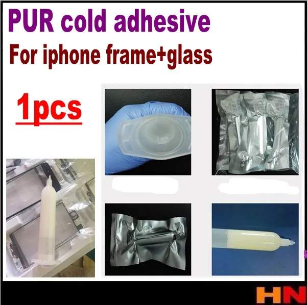 1 шт. холодный клей PUR для iphone 5 5c 5s 6 plus 7 7p рамка сенсорного экрана требуется