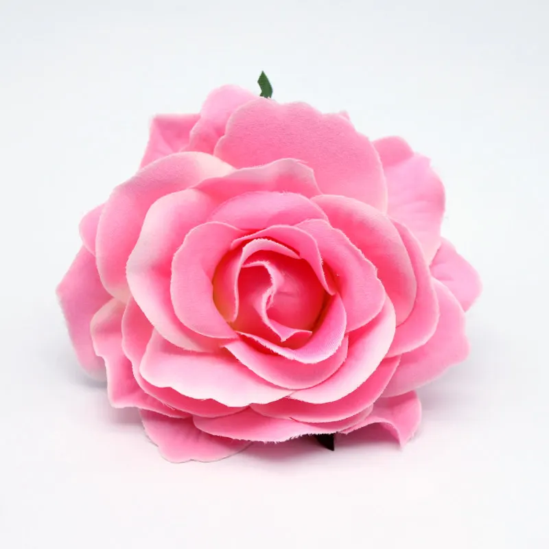 

10PCS Artificial Rose Flower Silk Flowers Wedding Home Furnishings Christmas Ornament wreath flower heads Color optional