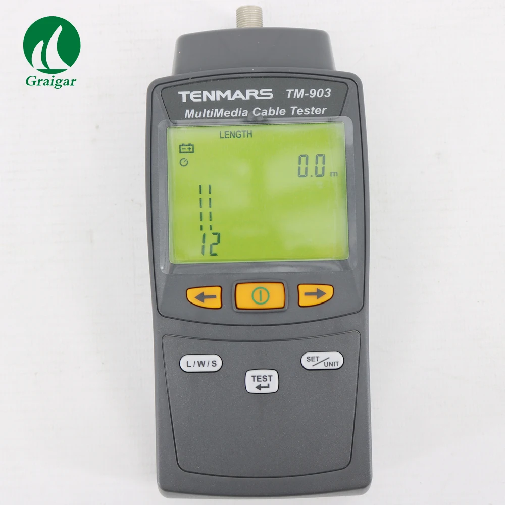 Tenmars TM 903 тестер мультимедийных кабелей локальной сети TM903 ручной сетевых