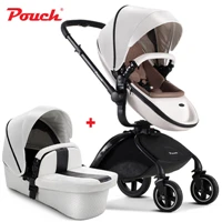 white 2 in 1 Чехол для детской коляски, подвеска, складная детская коляска, детская коляска 2 в 1, коляска 3 в 1 - Цвет: white 2 in 1