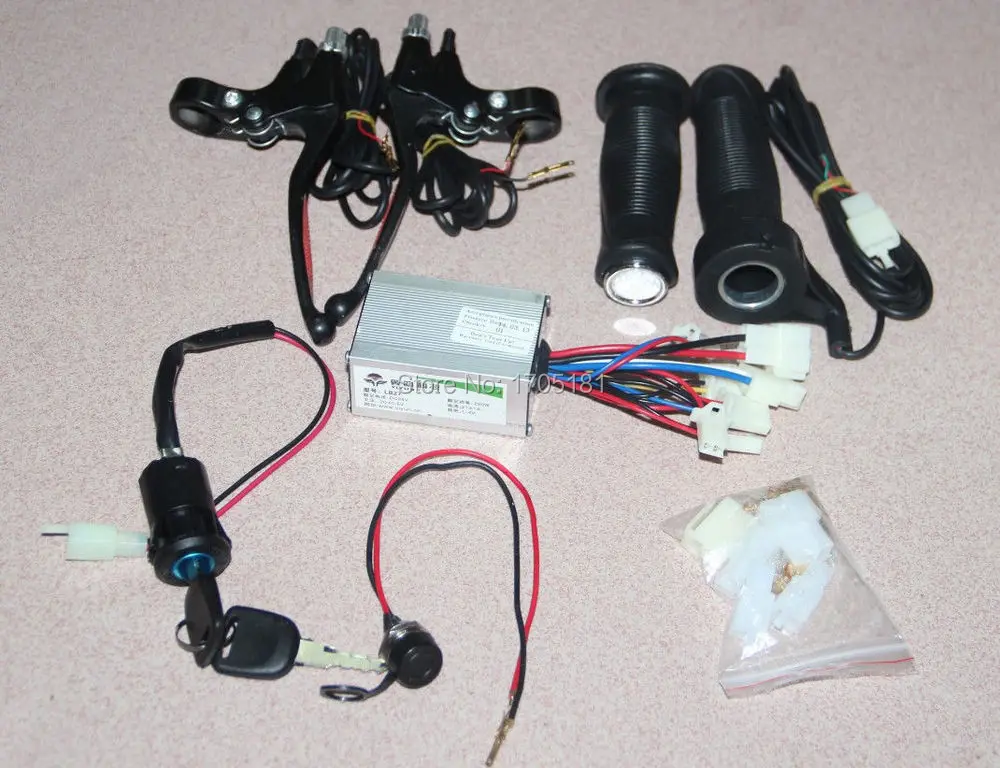 24 В 350 Вт Электрический велосипед conversion kit diy мотор Кисточки Двигатель Велоспорт