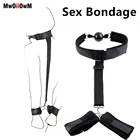 Набор для связывания MwOiiOwM, эротическое сексуальное женское белье, наручники для игр для взрослых, кляп SM-игрушки
