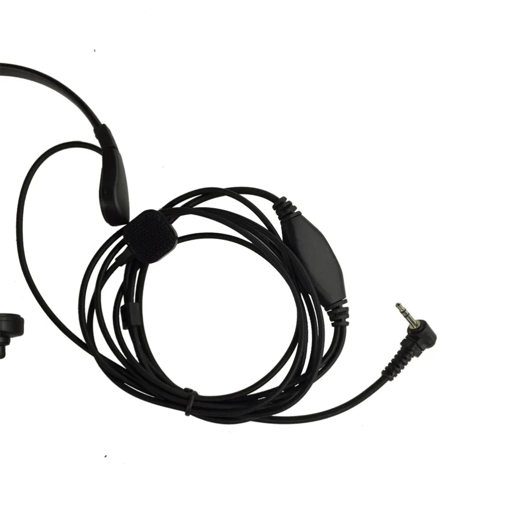 JXEJXO 1Pin 2 5 мм гарнитура с микрофоном для MOTOROLA Radio for T6200/5800 5512 Walkie talkie двухсторонняя CB