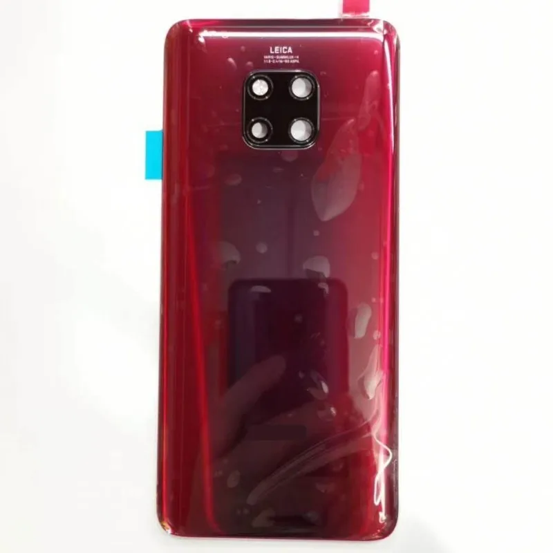 Для huawei mate 20 Pro стеклянная задняя крышка корпус батареи чехол с логотипом Задняя крышка объектива Замена Рамки