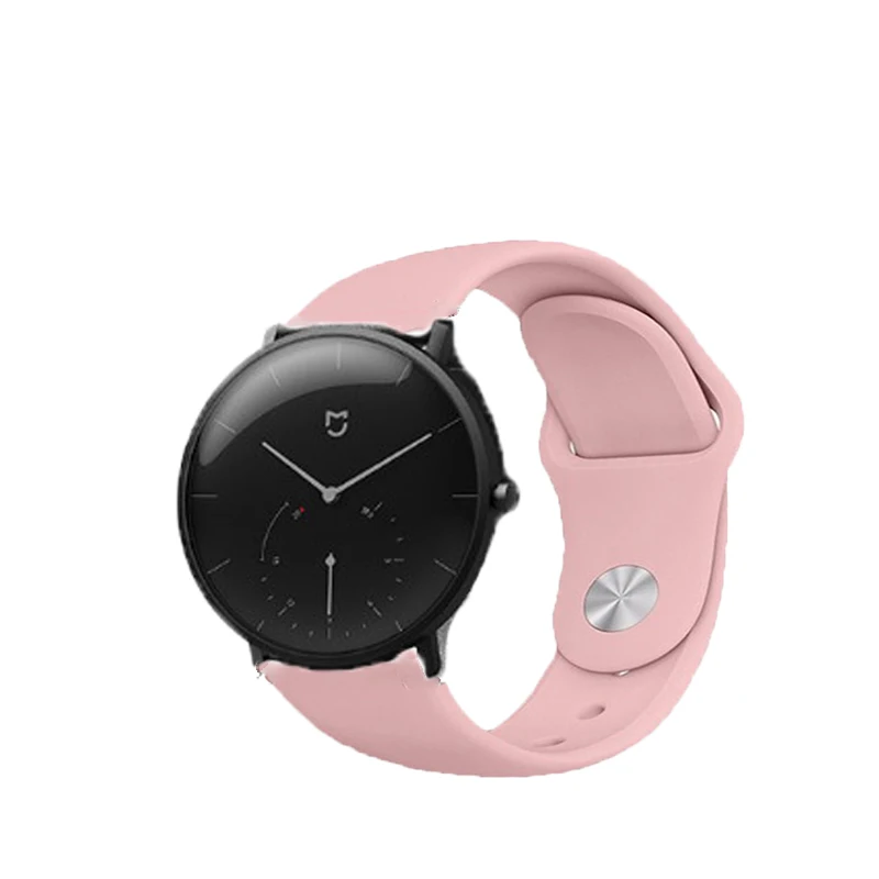 Силиконовые браслеты для Xiaomi Mijia кварцевые часы/Huami Amazfit Bip бита ремень часы