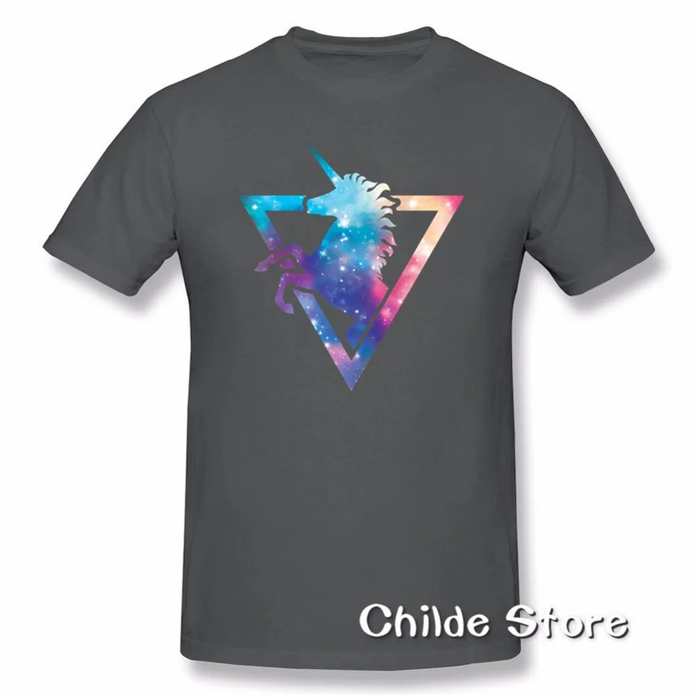 2018 Новое поступление ограниченной Мода Короткие трикотажные Единорог Camisetas
