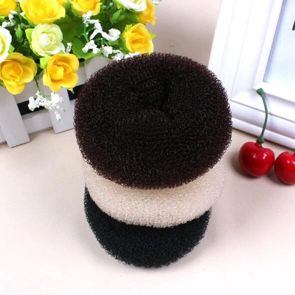 FAMSHIN милые женщины девушки губка Скоба ролик для волос голова булочка