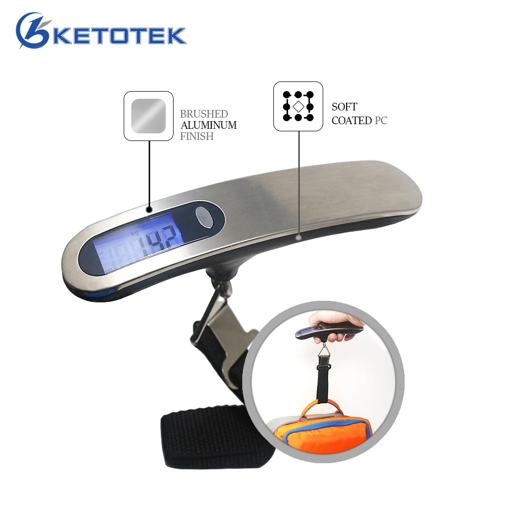 Портативные электронные весы для багажа максимальный вес 50 кг/10 г|luggage scale|hook