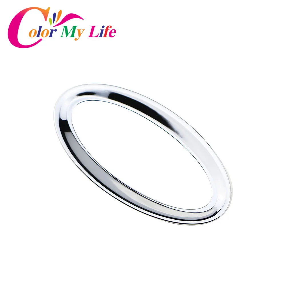 Цвет моя жизнь ABS хром задний багажник логотип декоративный круг отделка