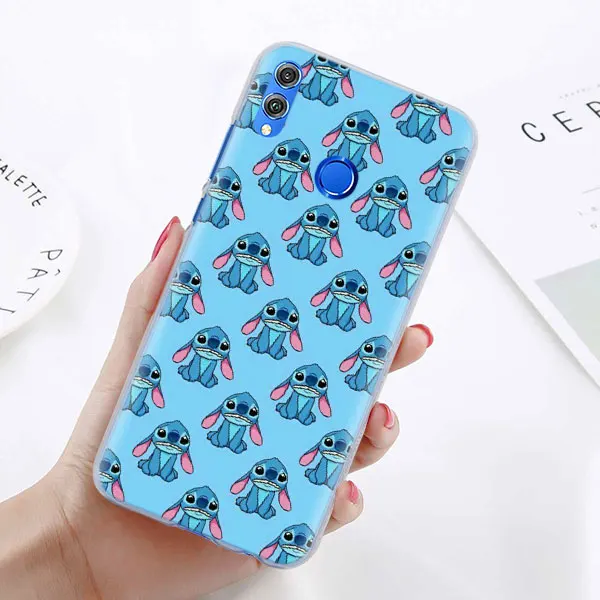 14 Милый чехол для телефона Lilo Stitch для huawei Honor 8X 8A Pro 8C 8S 9 10 Lite 20i Honor Play Y7 Y9 чехол - Цвет: 14
