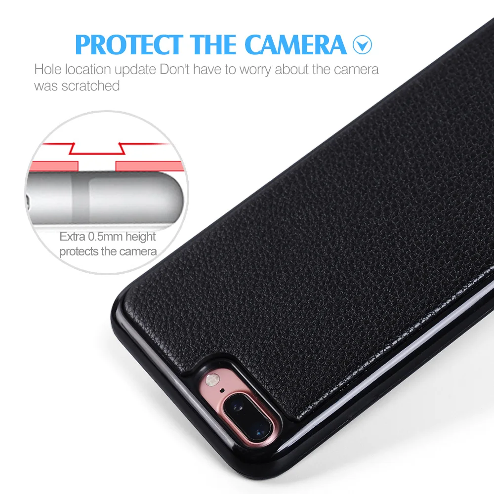 LANCASE For iPhone 6S Case Zip Multifunction Cover for 6s 6 Plus 5s 4s 7 Detachable Leather Phone Cases Coque | Мобильные телефоны