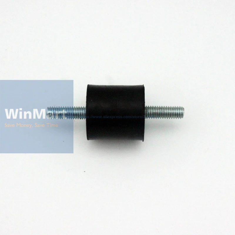 Бесплатная доставка 10 шт. резиновый амортизатор с двойной резьбой M3 * 6 8*8 мм