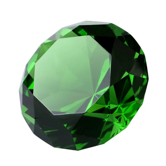Green H& D Свадебные украшения 30 мм хрустальный стеклянный шар Алмазный романтический современный свадебный стол реквизит украшения для дома вечерние подарки сувениры - Цвет: Green