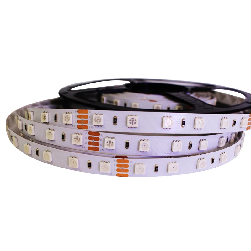 Promotion price DC24V led strip 5050 SMD 5M 300led 60led/M RGB flexible ribbon non-waterproof indoor decoartion | Освещение