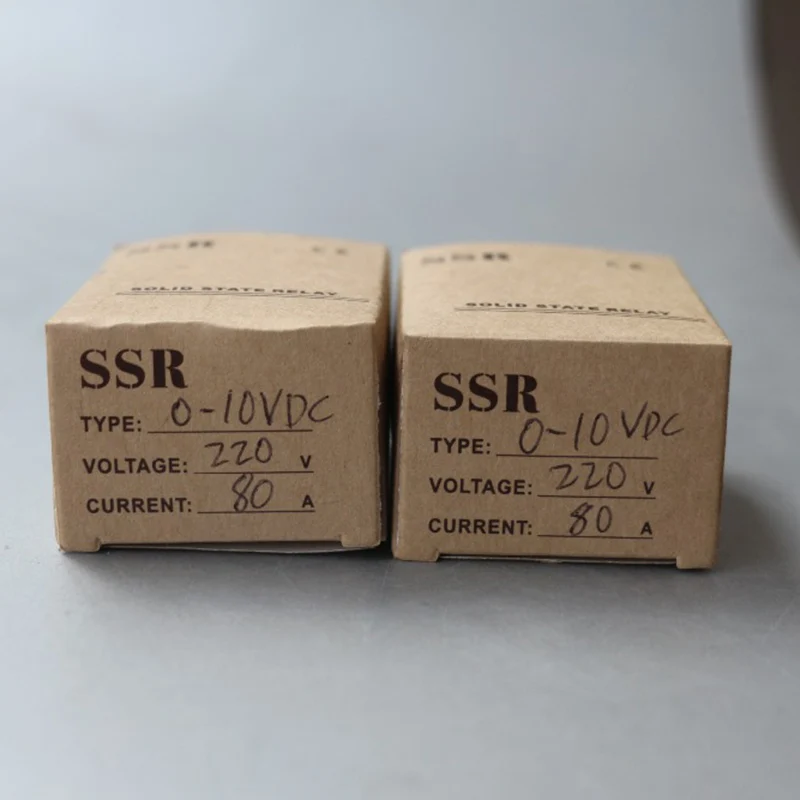 80A SSR входное напряжение постоянного тока 0-10 В однофазный ssr твердотельные реле