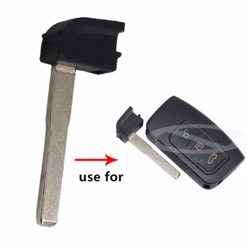 

KEYECU 10xReplacement Uncut Smart Emergency Key Blade Flat Type Without Chip - FOB for Ford Focus C MAX S MAX Mondeo Galaxy