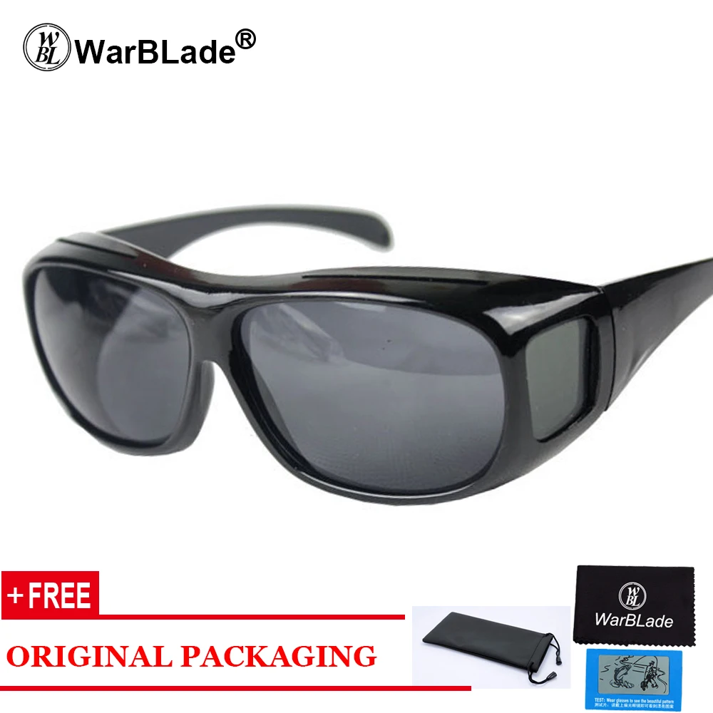 WarBLade, новинка, спортивные солнцезащитные очки, HD Vision, солнцезащитные очки для мужчин, близорукость, зеркало, для ночного вождения, солнцезащитные очки, защита от солнца, очки для мужчин - Цвет линз: grey