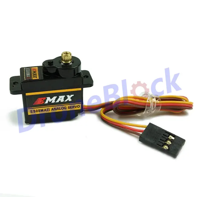EMAX ES08A II /ES08MA 8 6 г/12 г пластиковая/металлическая Шестерня микро сервопривод для