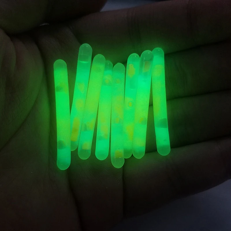 

10PCS Hot Sale night Float Rod Light fishing tackle Visual 15m-30m Fluorescent Lightstick Fishing float dark glow stick