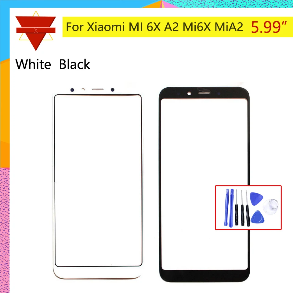 Оригинальный mi 6X передняя панель для Xiaomi A2 сенсорный экран ЖК дисплей дигитайзер